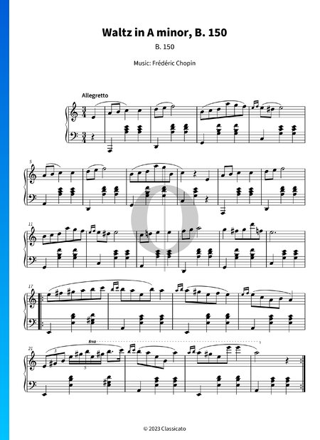 Waltz in A Minor, B. 150