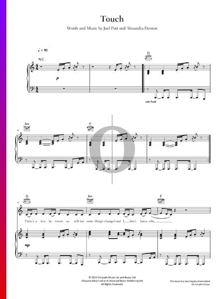 Touch Musik-Noten
