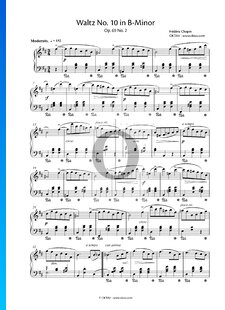 Waltz No. 10 B Minor, Op. 69 No. 2