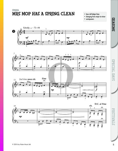 Mrs Mop Has A Spring Clean Musik-Noten