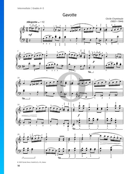 Gavotte, Op. 123 No. 5