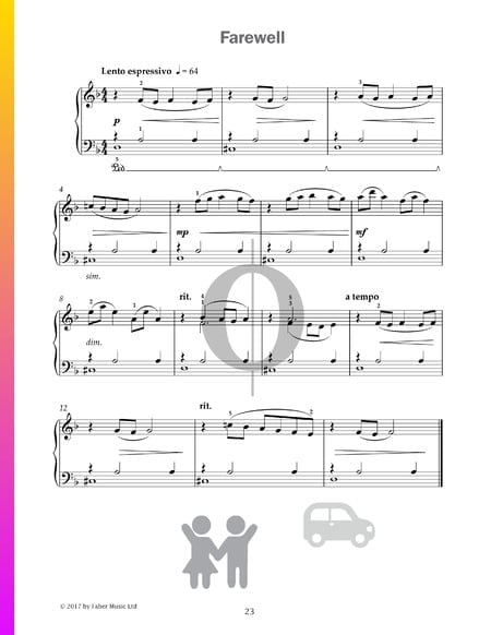 Farewell Sheet Music