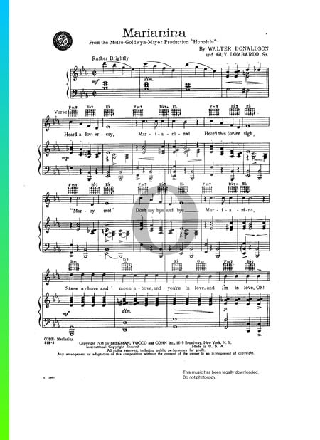 Marianina Partition