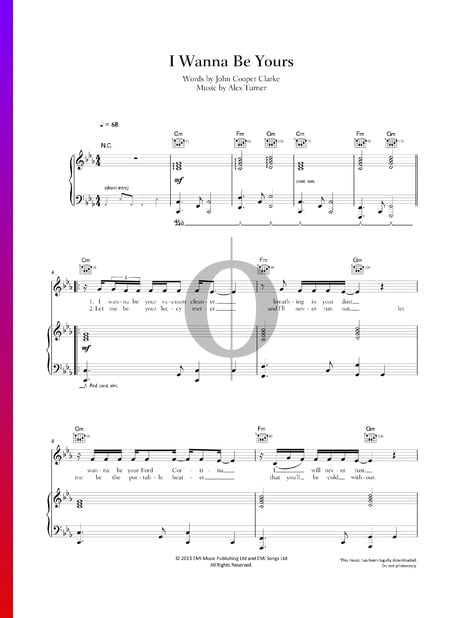 I Wanna Be Yours Sheet Music