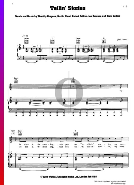 Tellin' Stories Musik-Noten