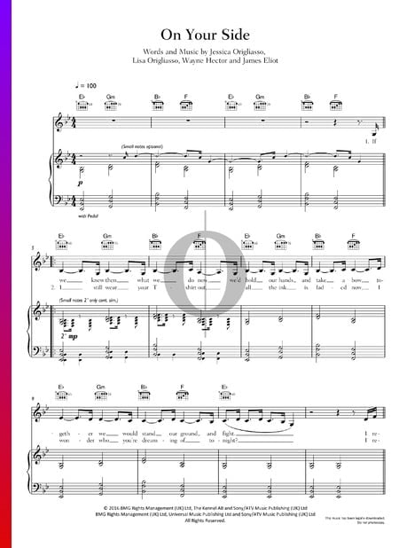 On Your Side Sheet Music