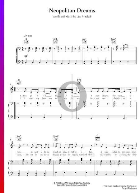 Neopolitan Dreams Sheet Music