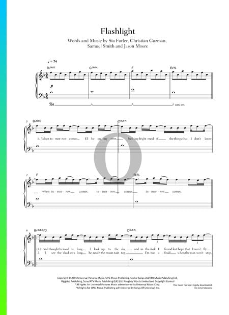Flashlight Sheet Music
