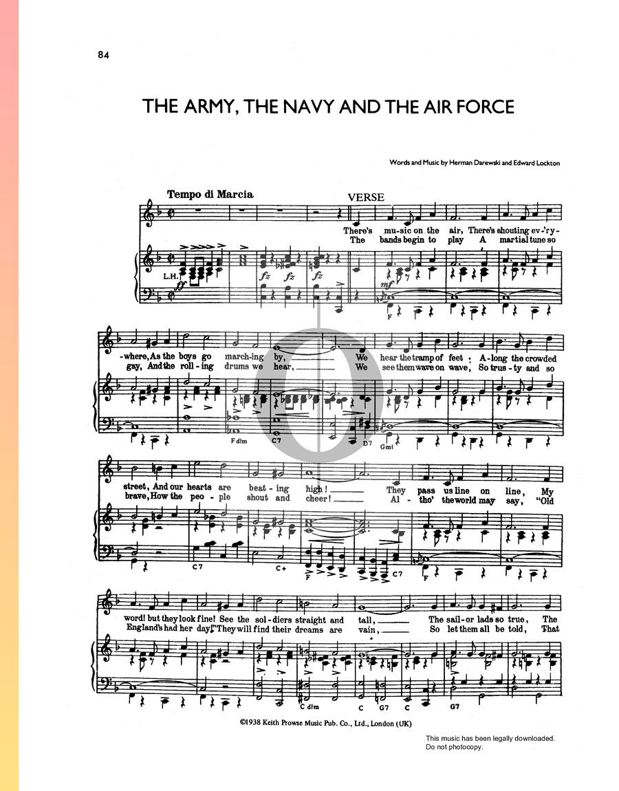 The Army The Navy And The Air Force Edward Lockton Herman Darewski the-army-the-navy-and-the-air-force-edward-lockton-herman-darewski