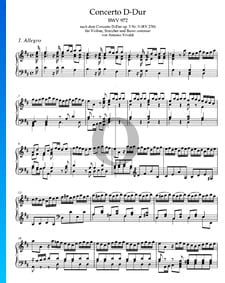 Concerto in D Major, BWV 972: 1. Allegro