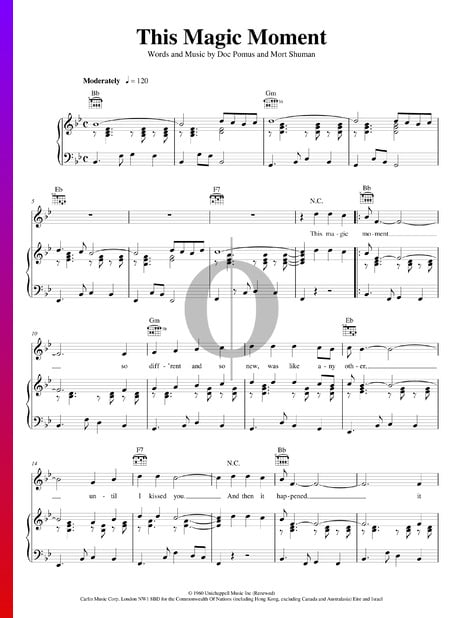 This Magic Moment Musik-Noten