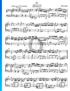 Solo per il Cembalo Mi bémol Majeur, BWV Anh. 129