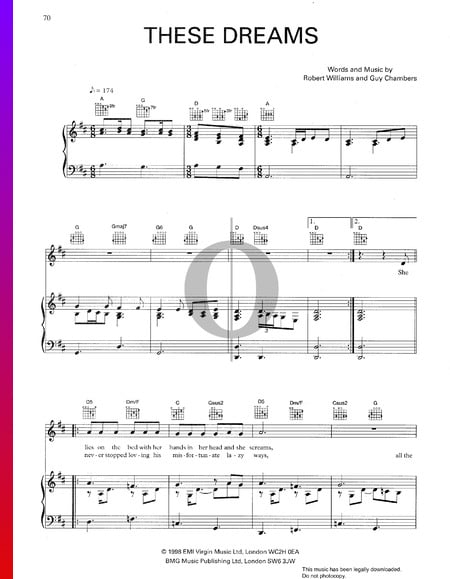 These Dreams Musik-Noten