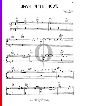 Jewel In The Crown Partitura