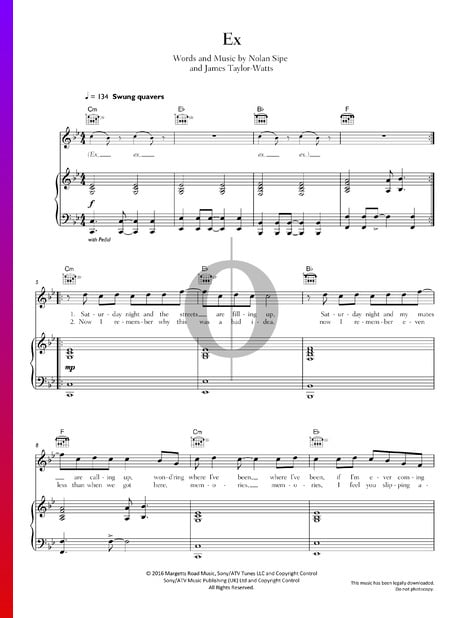 Ex Sheet Music