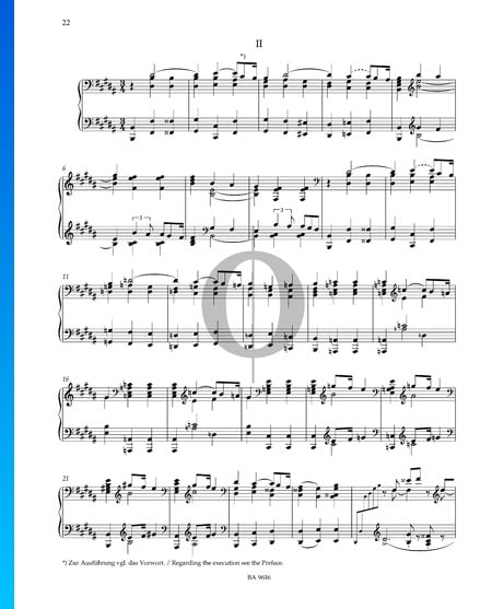 Sonate en Mi bémol mineur: 2. Andantino Partition