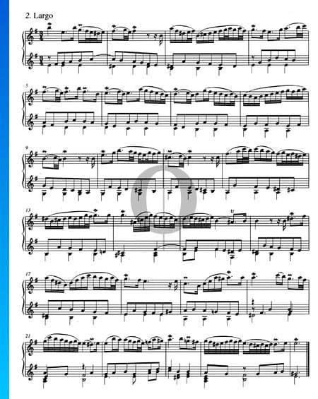 Concerto in G Major, BWV 973: 2. Largo