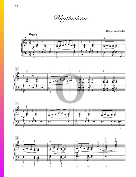 Rhythmicon Sheet Music