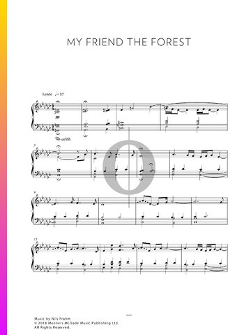 My Friend The Forest Partitura