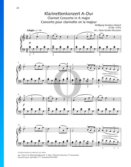 Clarinet Concerto in A Major, K. 622: 2. Adagio