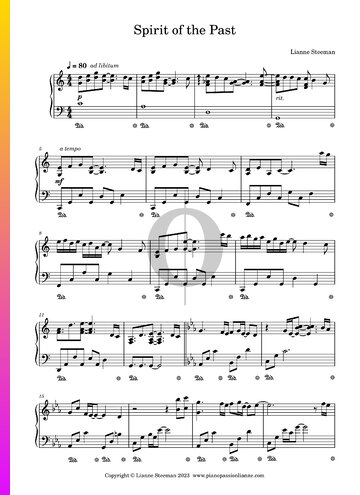 Spirit of the Past Partitura