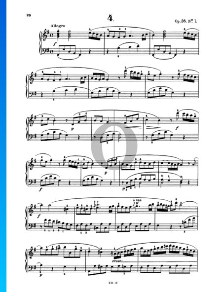 Sonatine in G Major, Op. 38 No. 1