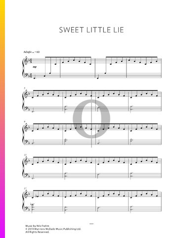 Sweet Little Lie Musik-Noten