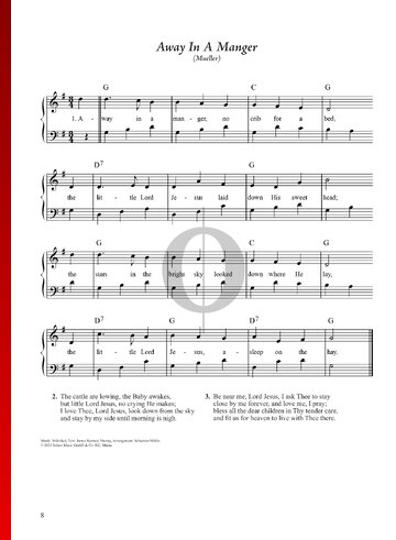 Away In A Manger Musik-Noten