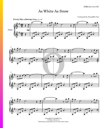 As White As Snow Sheet Music