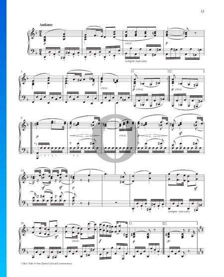 Grande Sonate in D-Dur (''Pastorale''), Op. 28: 2. Andante