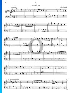 Menuet G Minor, BWV Anh. 115