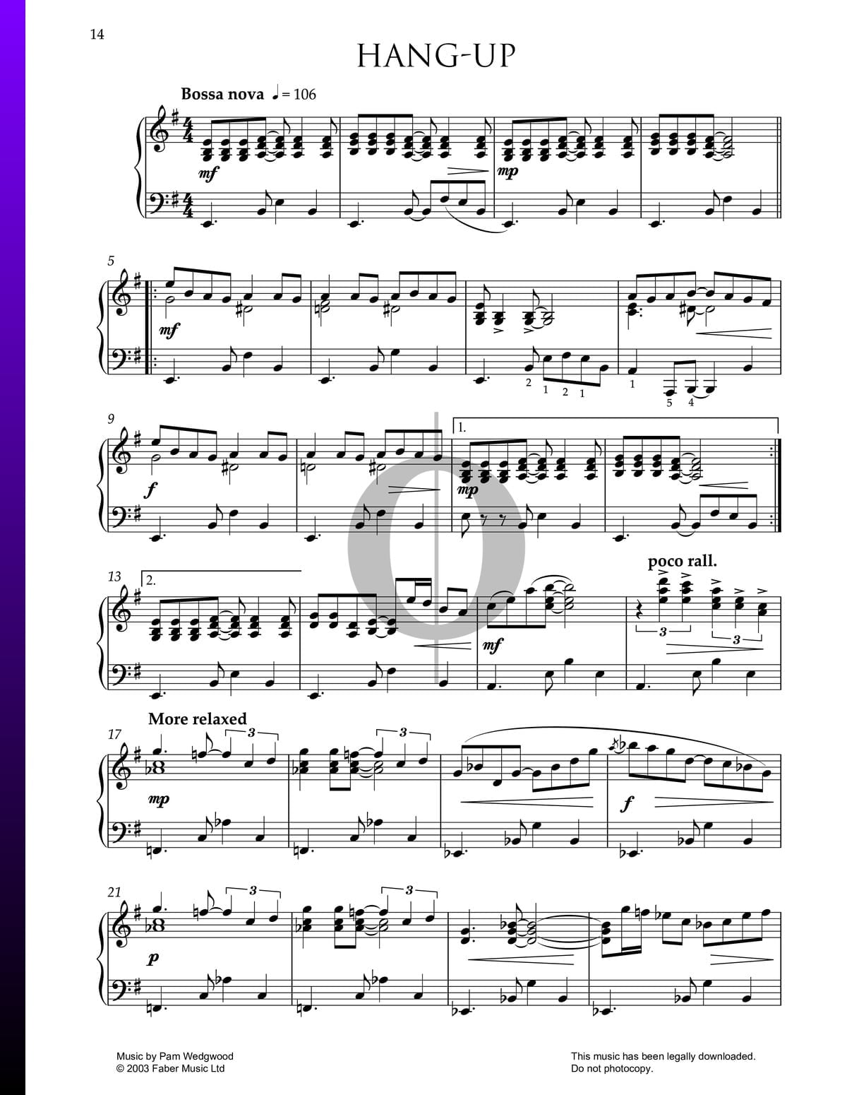 ▷ Hang-Up Sheet Music (Piano - PDF Download & Streaming - OKTAV