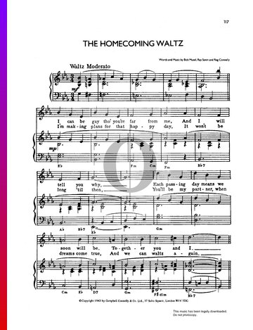 The Homecoming Waltz Sheet Music