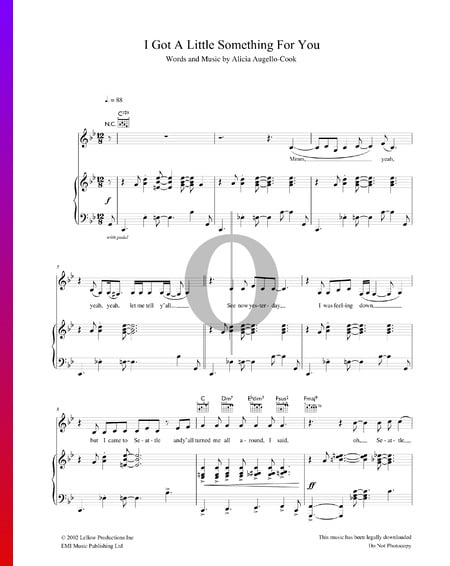 I Got A Little Something For You Sheet Music