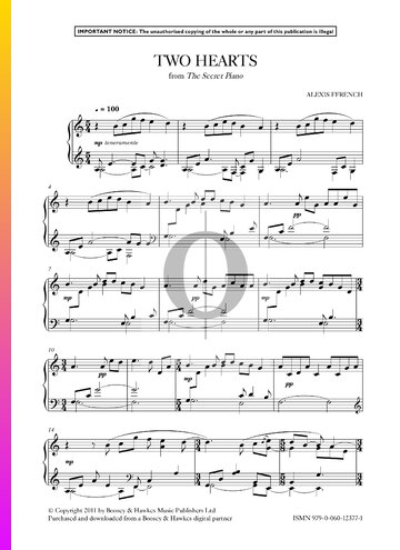 Two Hearts Partitura
