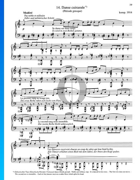 Danse cuirassée Musik-Noten