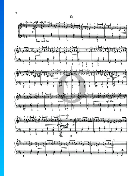 Fünf Walzer, Op. 3 Nr. 2 Musik-Noten