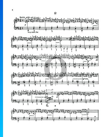 Five Waltzes, Op 3. No. 2 Partitura