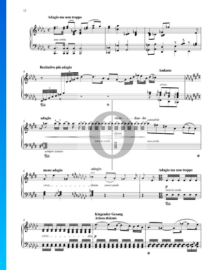 Sonata in A-flat Major, Op. 110 No. 31: 3. Adagio ma non troppo