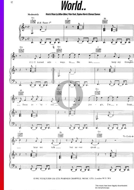 World Sheet Music