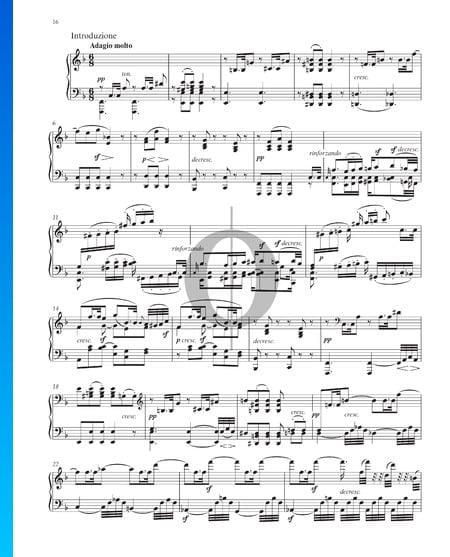 Sonata para piano (''Waldstein''), Op. 53: 2. Adagio molto