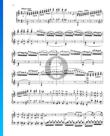 Sonata en do mayor, Op. 2 n.º 3: 4. Allegro assai Partitura