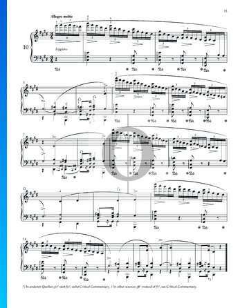 Prélude cis-Moll, Op. 28 Nr. 10 Musik-Noten