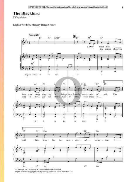 The Blackbird Sheet Music