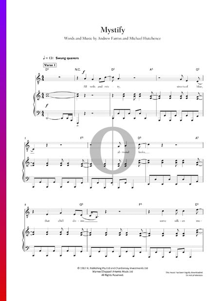 Mystify Sheet Music