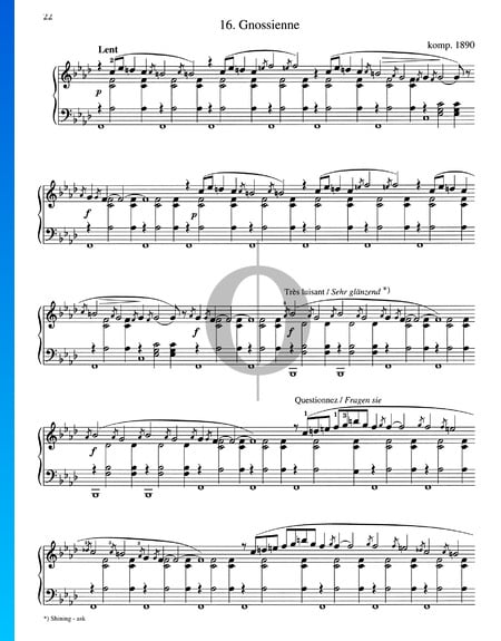 Gnossienne Nr. 1