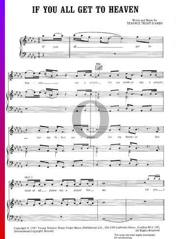 If You All Get To Heaven Sheet Music