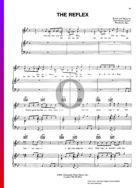 The Reflex Sheet Music