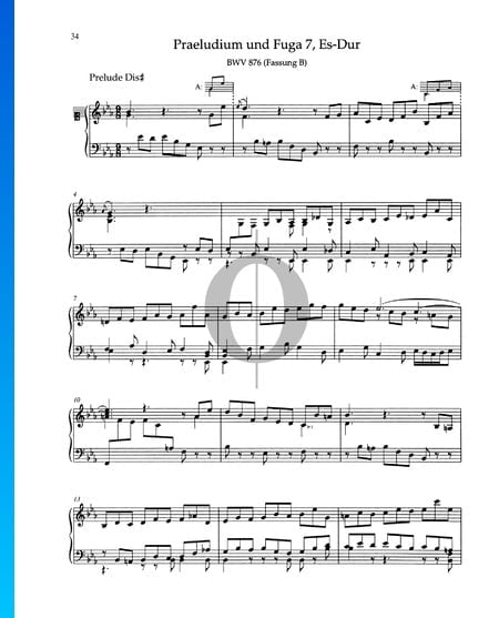 Prelude E-flat Major, BWV 876