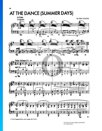 Summer Days Suite: At The Dance Sheet Music